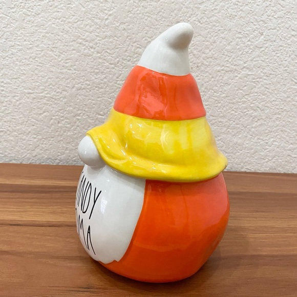 RAE DUNN Candy Coma Candy Corn Gnome Ceramic Halloween Figurine Fall Decor - Picture 5 of 12